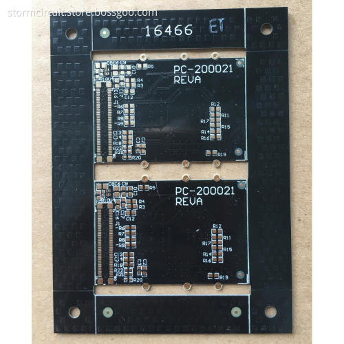 4 layer TG170 black solder ENIG PCB